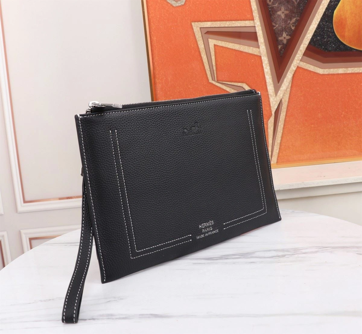 Mens Hermes Clutch Bags Sustainable 92904