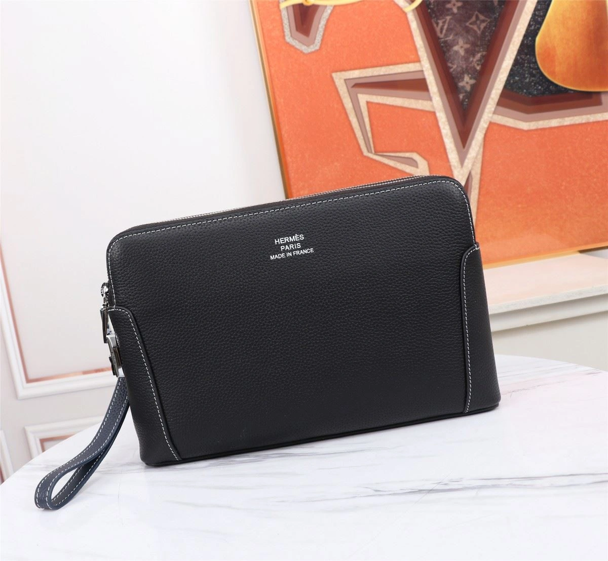Effortless Mens Hermes Clutch Bags 92900