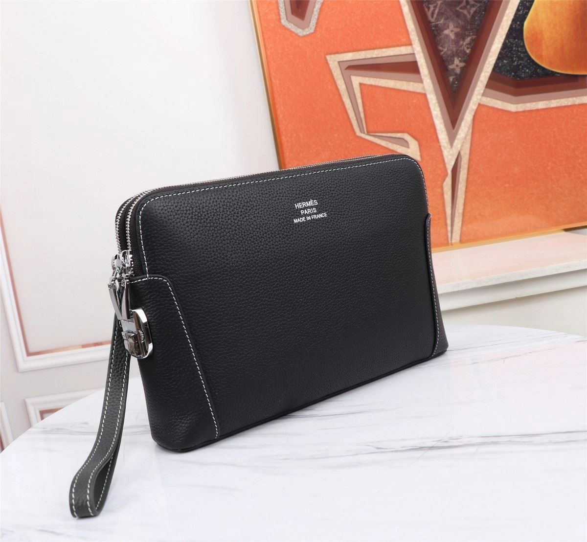 Effortless Mens Hermes Clutch Bags 92900