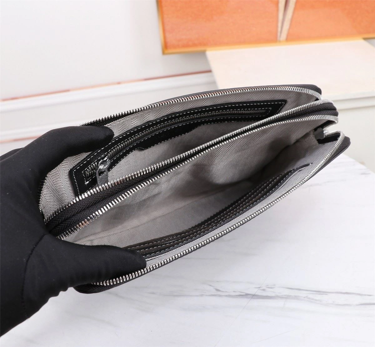 Effortless Mens Hermes Clutch Bags 92900