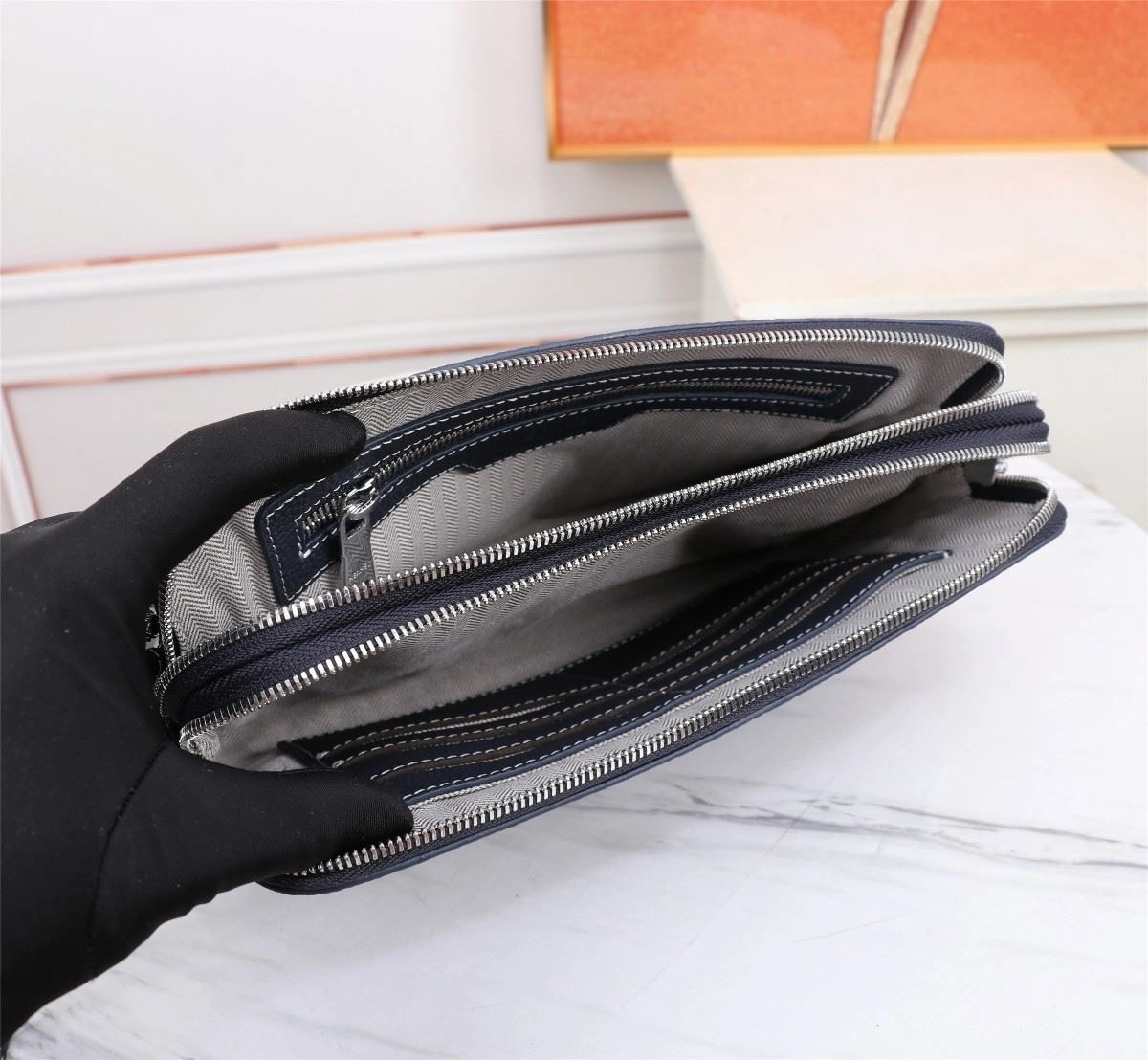 Mens Hermes Clutch Bags EasyMatch 92885