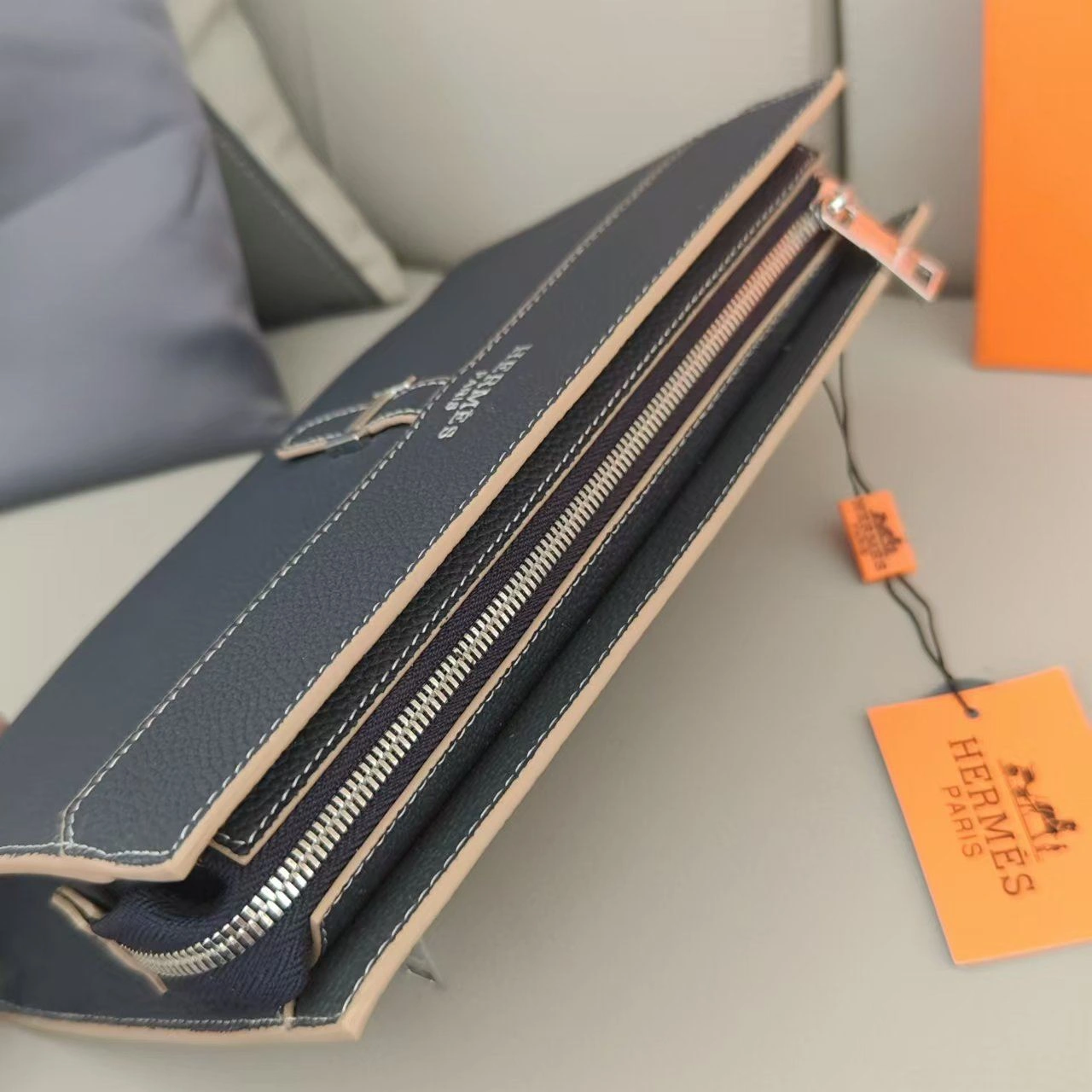 Mens Hermes Clutch Bags ZipUp 92874
