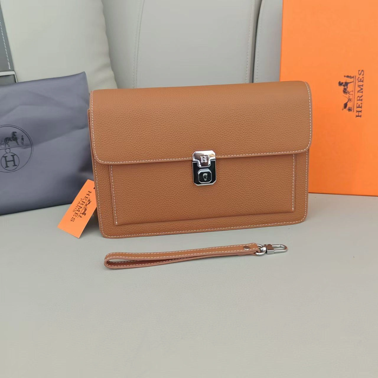Mens Hermes Clutch Bags Elegant 92876