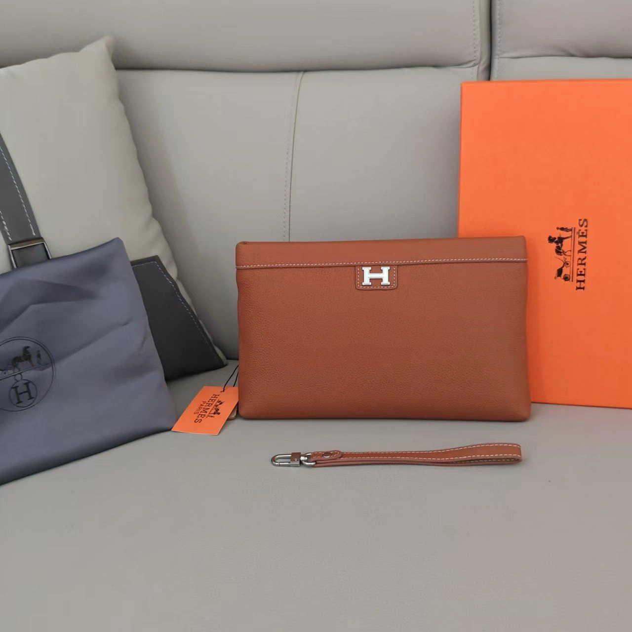 Mens Hermes Clutch Bags Classic 92869