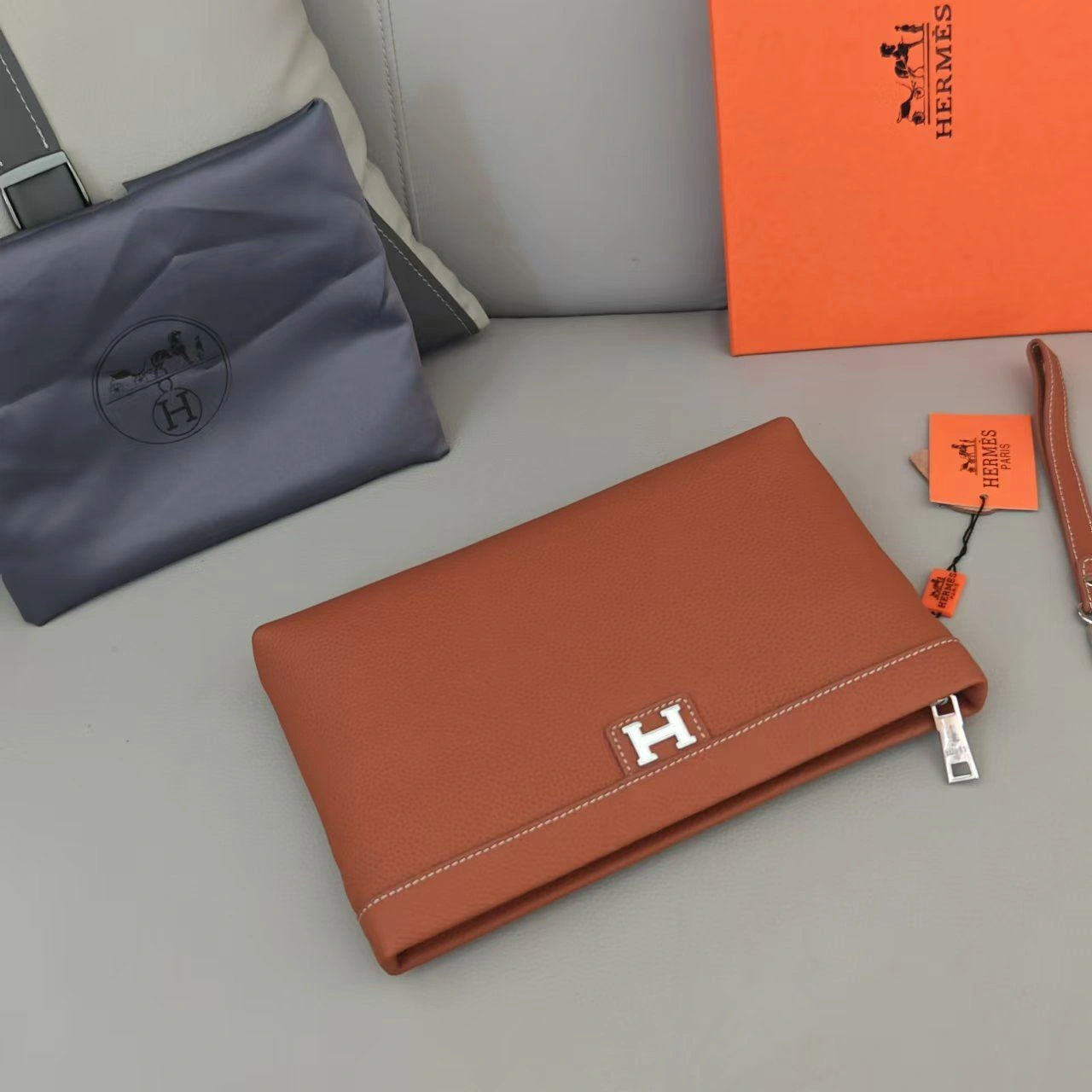 Mens Hermes Clutch Bags Classic 92869