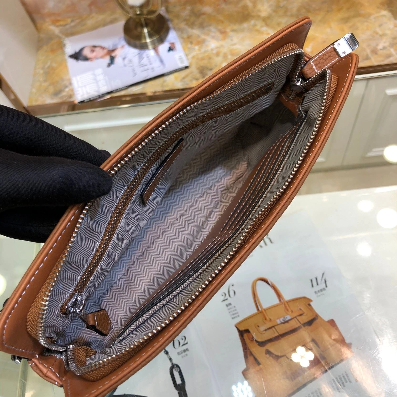 Durable Mens Hermes Clutch Bags 92949