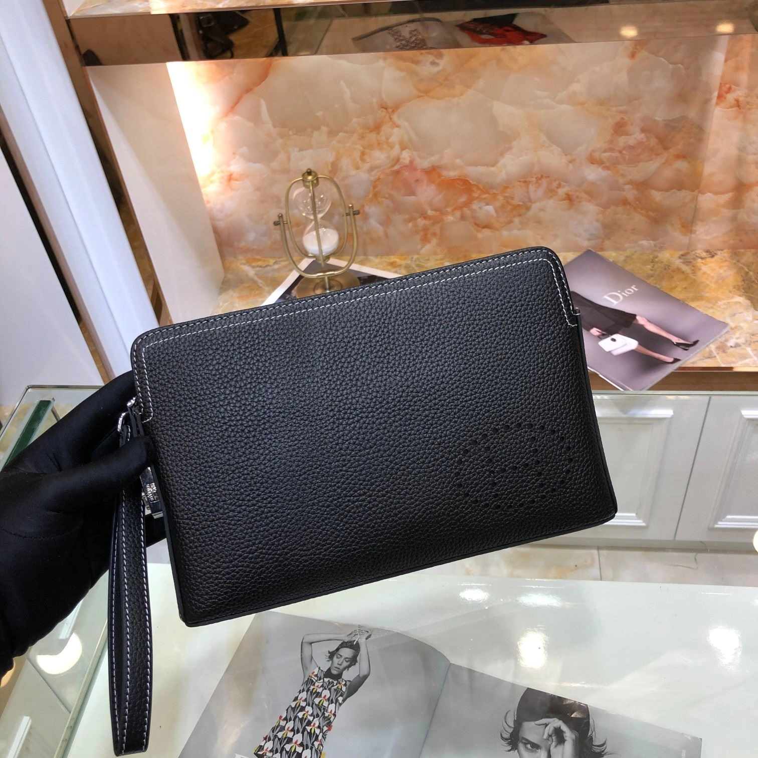 Breathable Mens Hermes Clutch Bags 92864