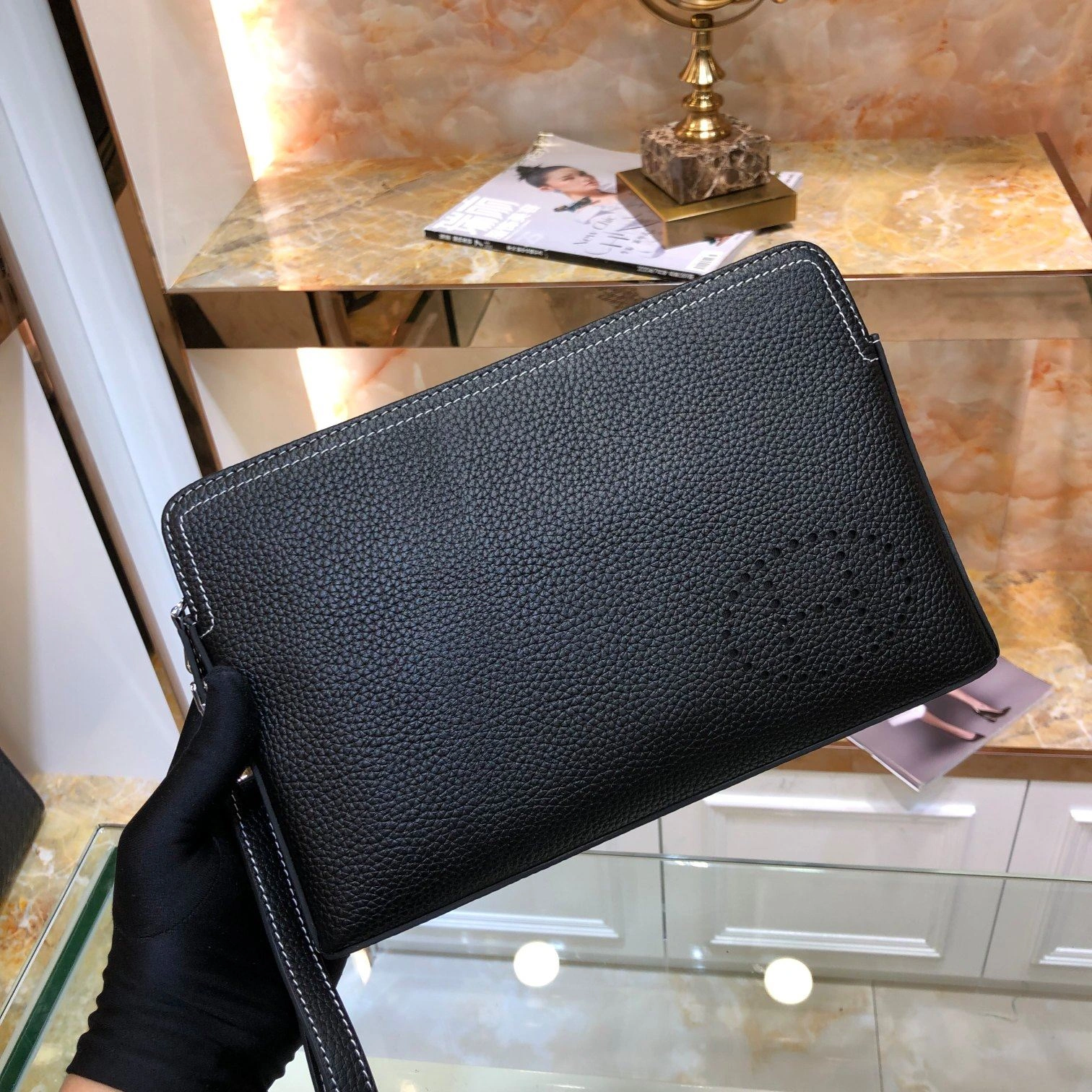 Breathable Mens Hermes Clutch Bags 92864