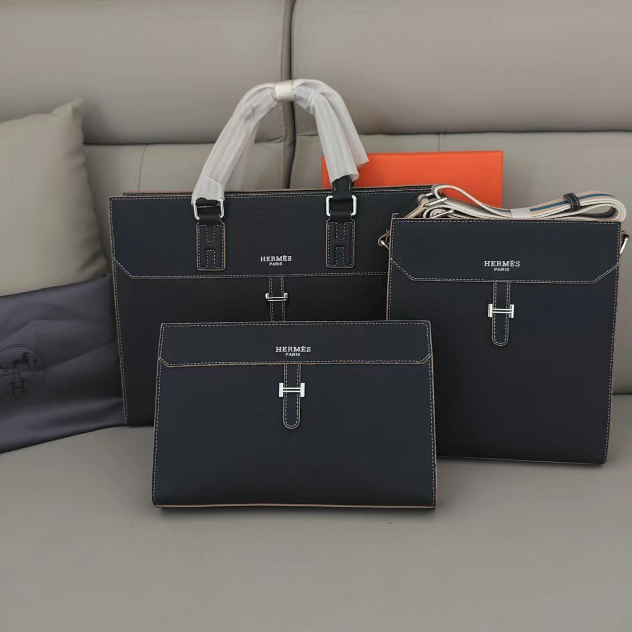 OdorResistant Mens Hermes Satchel Bags 92850