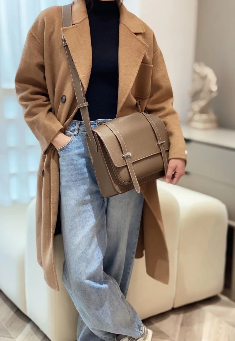 Mens Hermes Satchel Bags TravelReady 47770