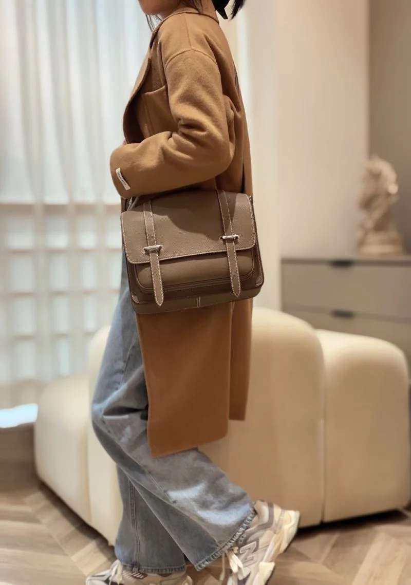 Mens Hermes Satchel Bags TravelReady 47770