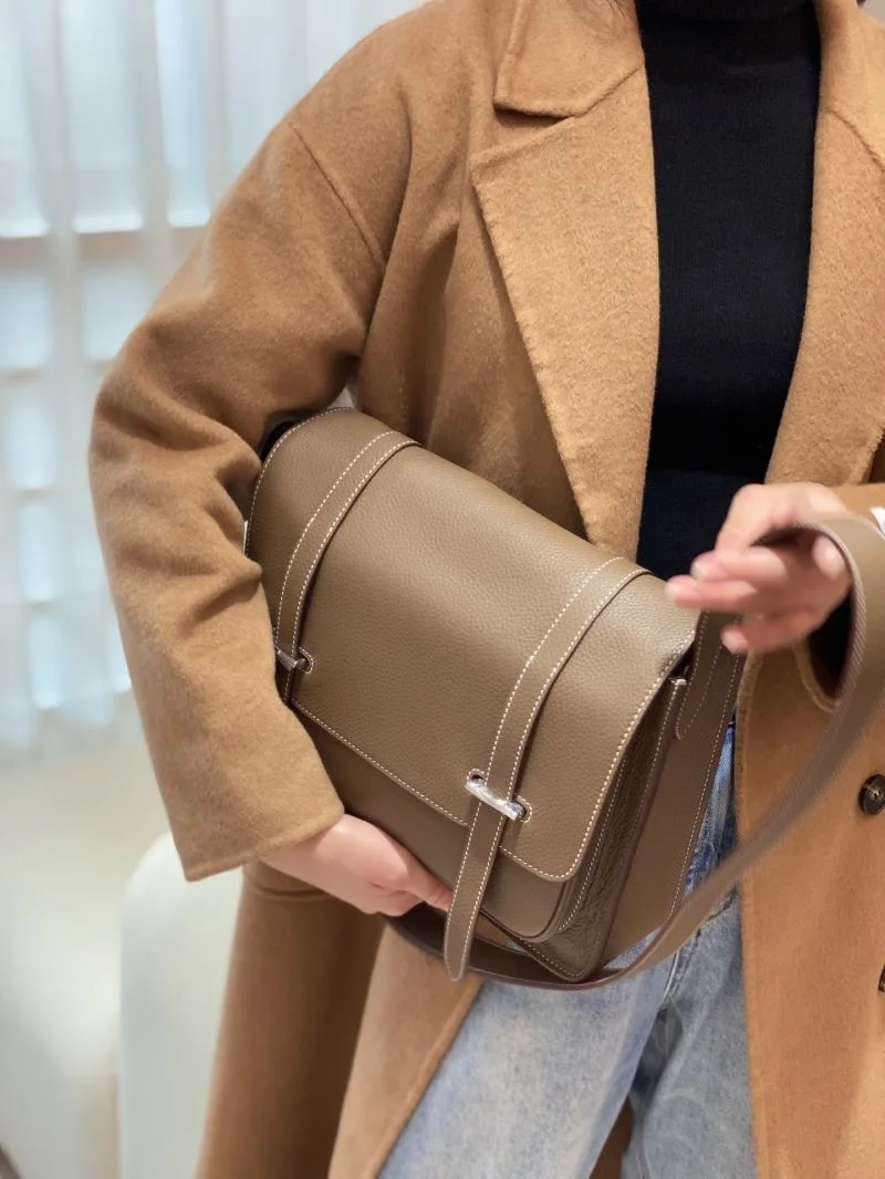 Mens Hermes Satchel Bags TravelReady 47770