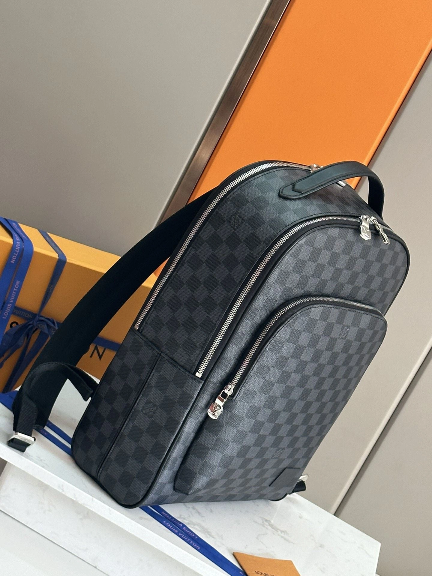 Flexible Mens Louis Vuitton Backpacks 91765