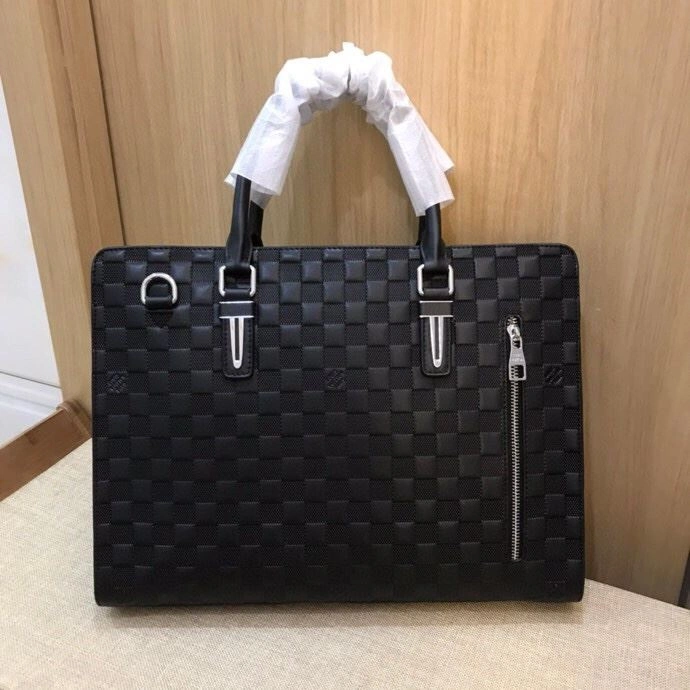 SmoothTexture Mens Louis Vuitton Briefcases 92802