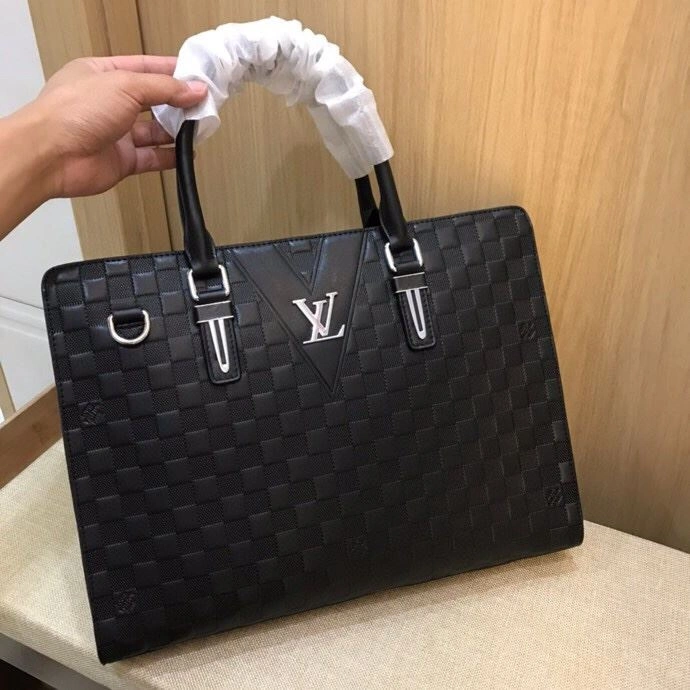 SmoothTexture Mens Louis Vuitton Briefcases 92802