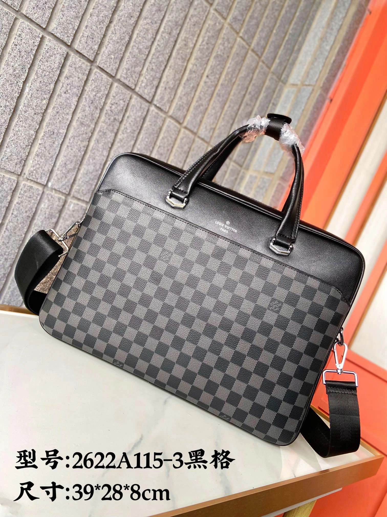 Mens Louis Vuitton Briefcases MoistureWicking 92801