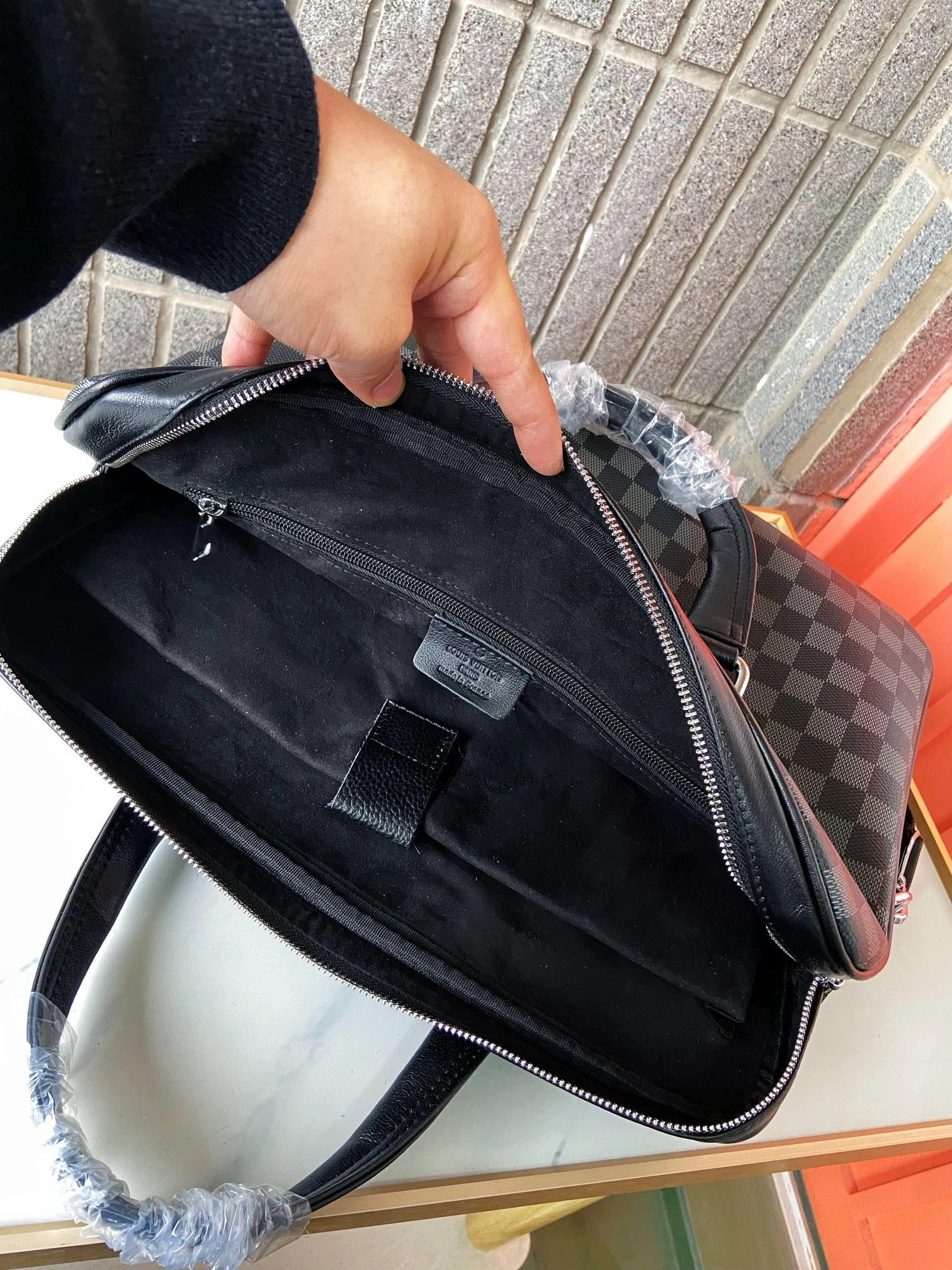 Mens Louis Vuitton Briefcases MoistureWicking 92801