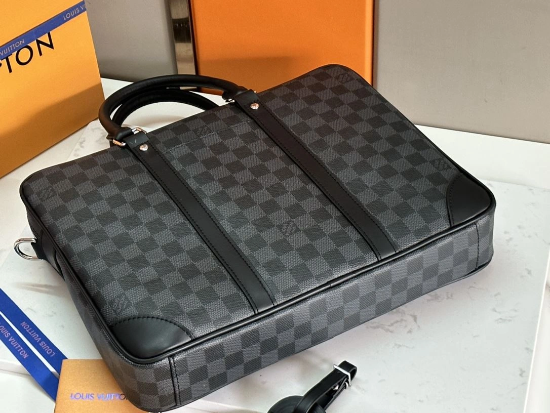 Breathable Mens Louis Vuitton Briefcases 91761