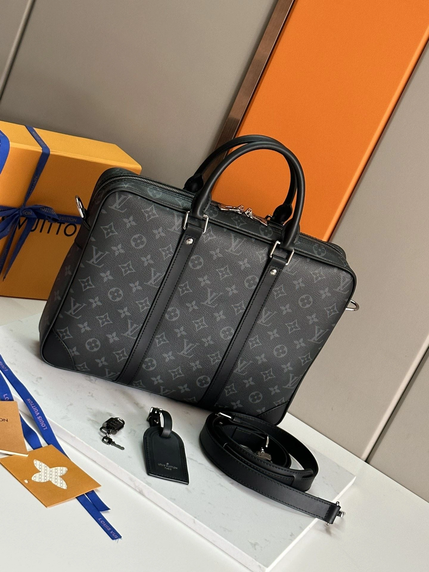 Mens Louis Vuitton Briefcases Compact 91763