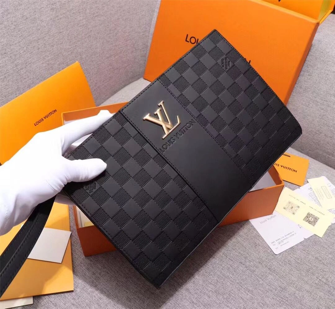 Mens Louis Vuitton Clutch Bags Durable 92740