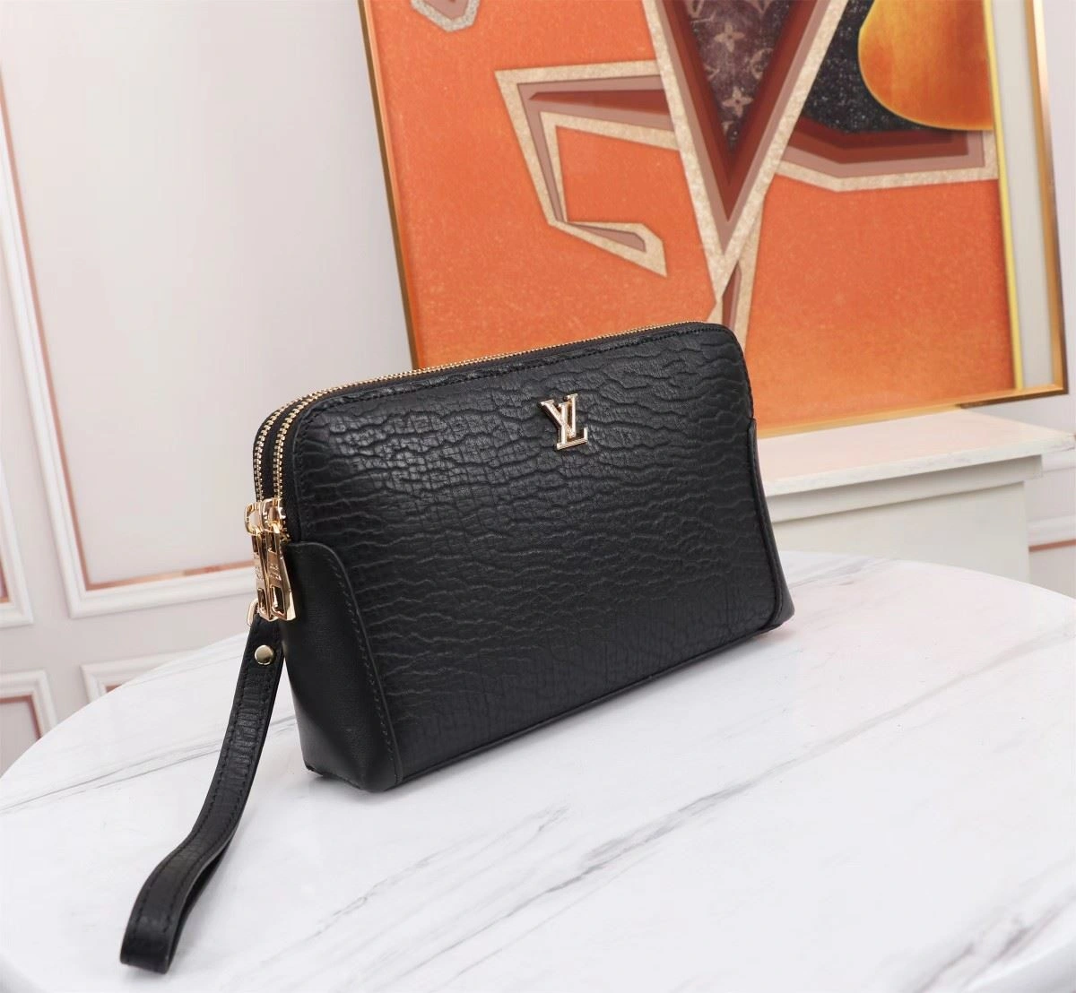 Mens Louis Vuitton Clutch Bags Durable 92735