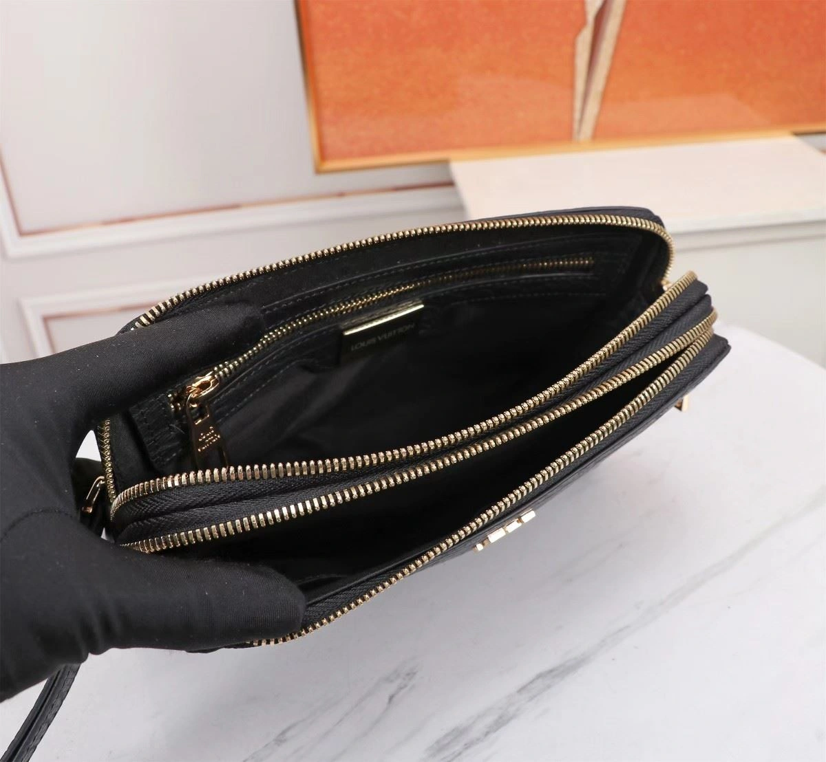 Mens Louis Vuitton Clutch Bags Durable 92735