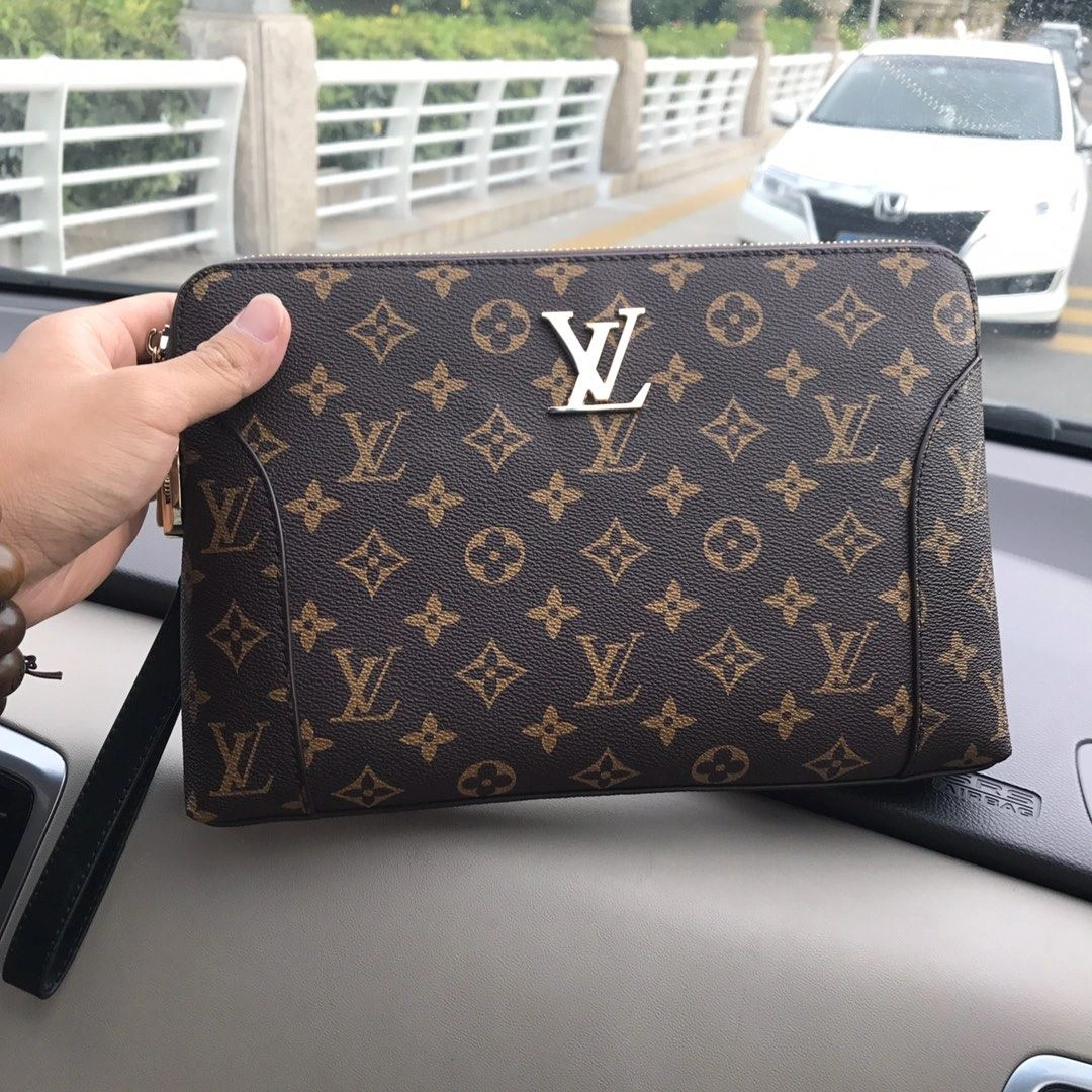 Mens Louis Vuitton Clutch Bags Flexible 92715