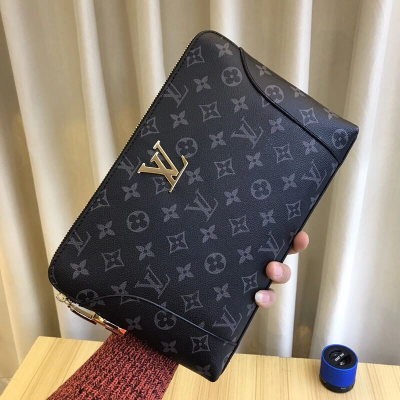 Original Mens Louis Vuitton Clutch Bags 92707