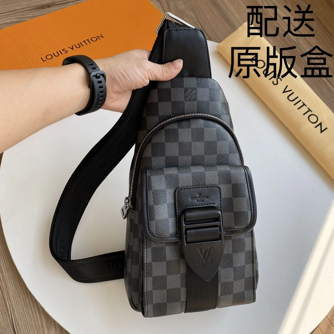 Mens Louis Vuitton Waist Chest Packs WaterResistant 92682