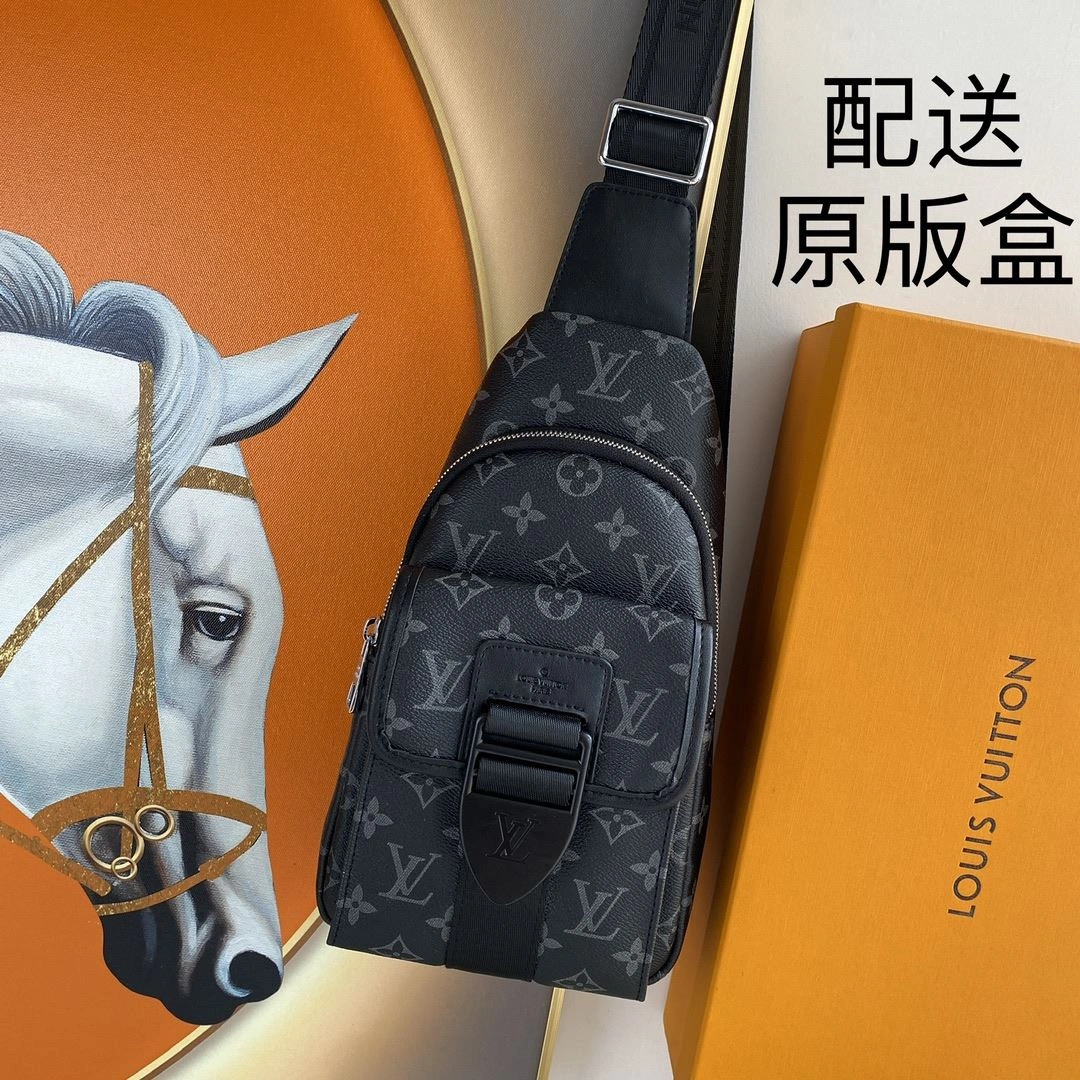 Mens Louis Vuitton Waist Chest Packs WeatherProof 91619
