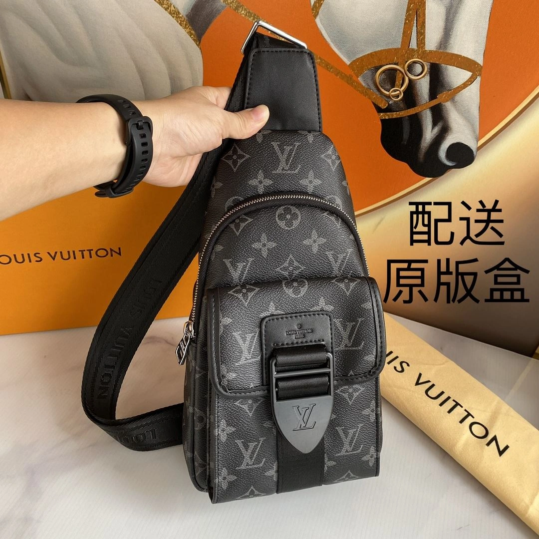 Mens Louis Vuitton Waist Chest Packs WeatherProof 91619
