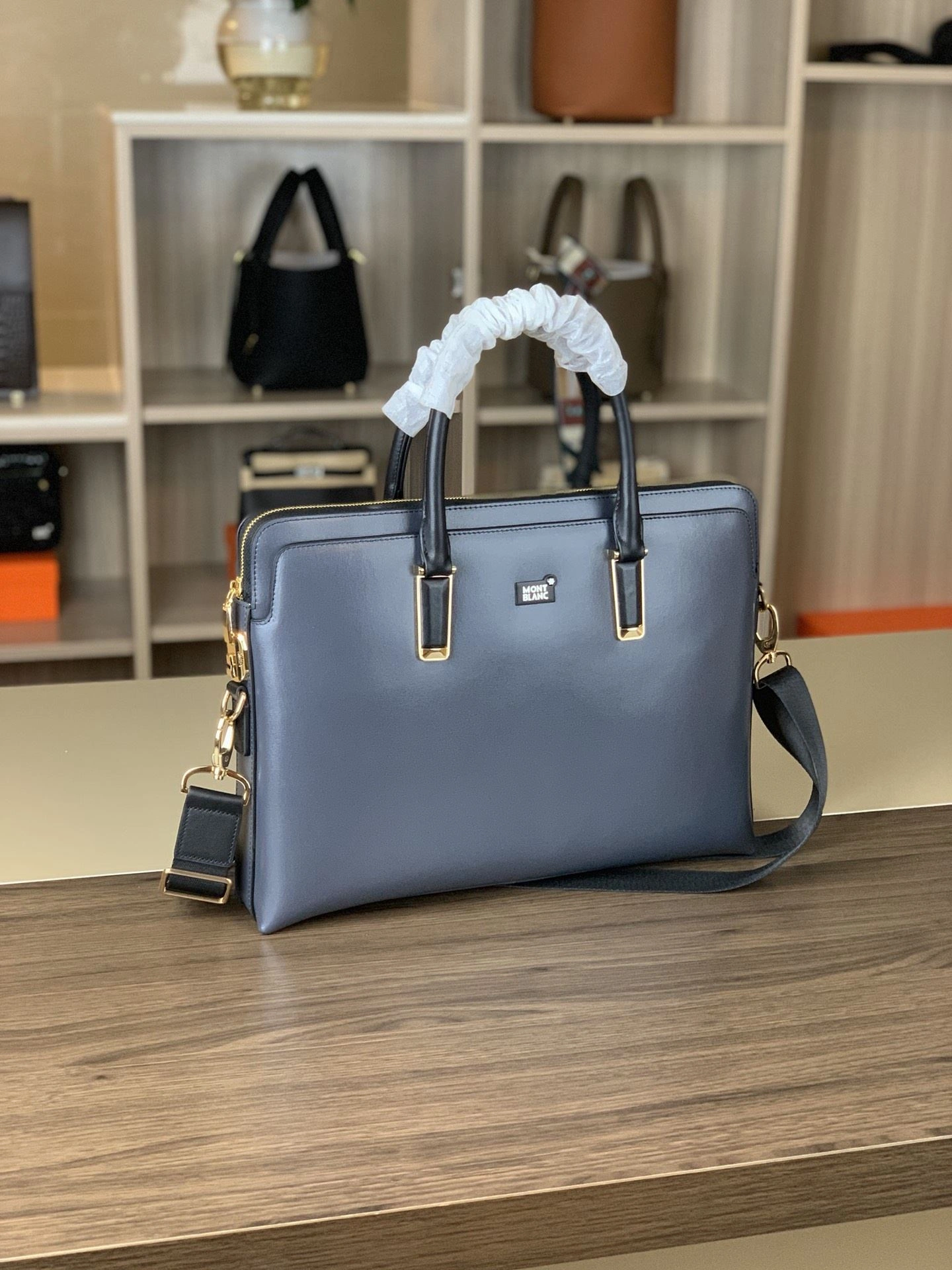 Mens Montblanc Briefcases ZipUp 92622