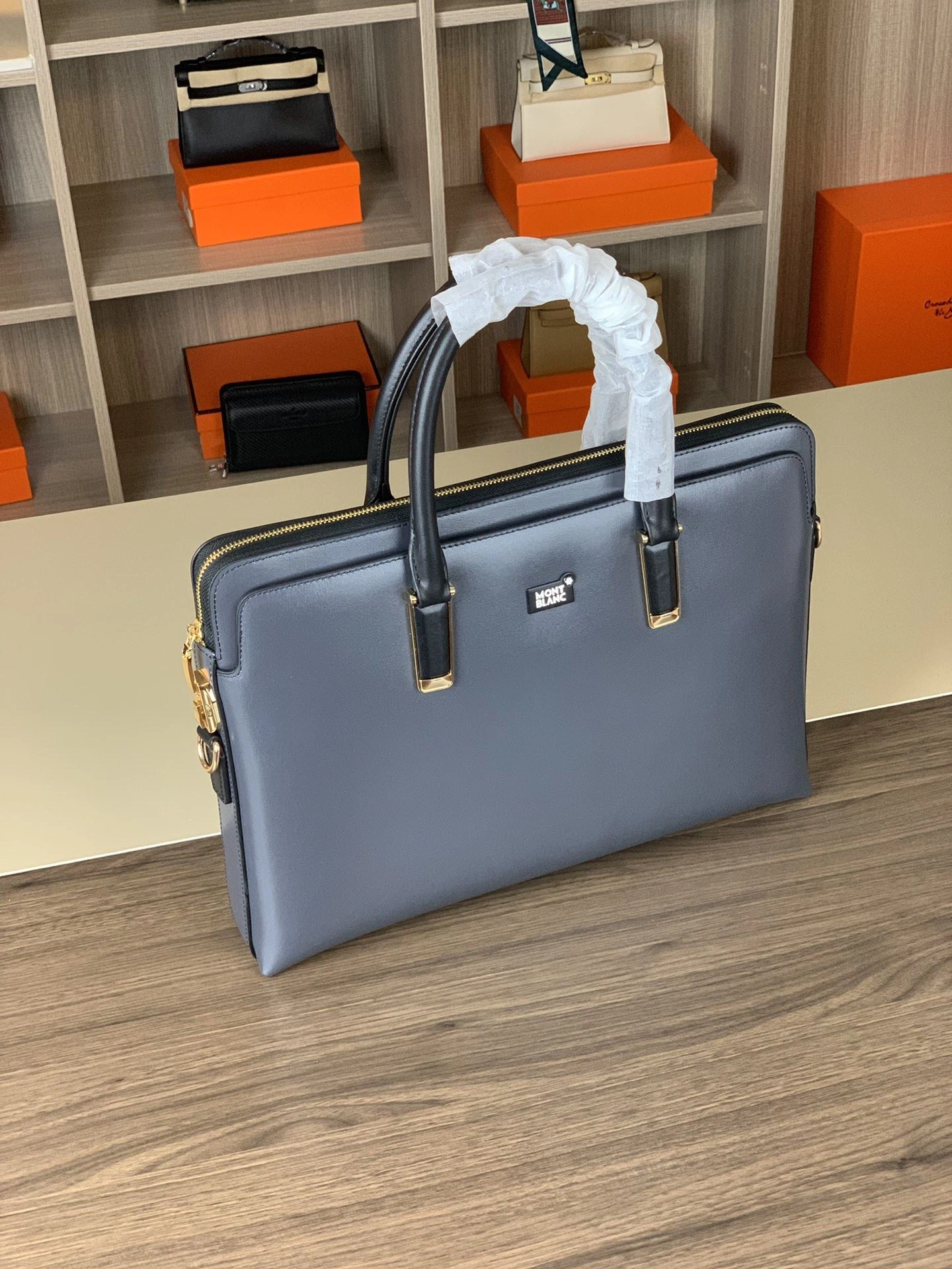 Mens Montblanc Briefcases ZipUp 92622