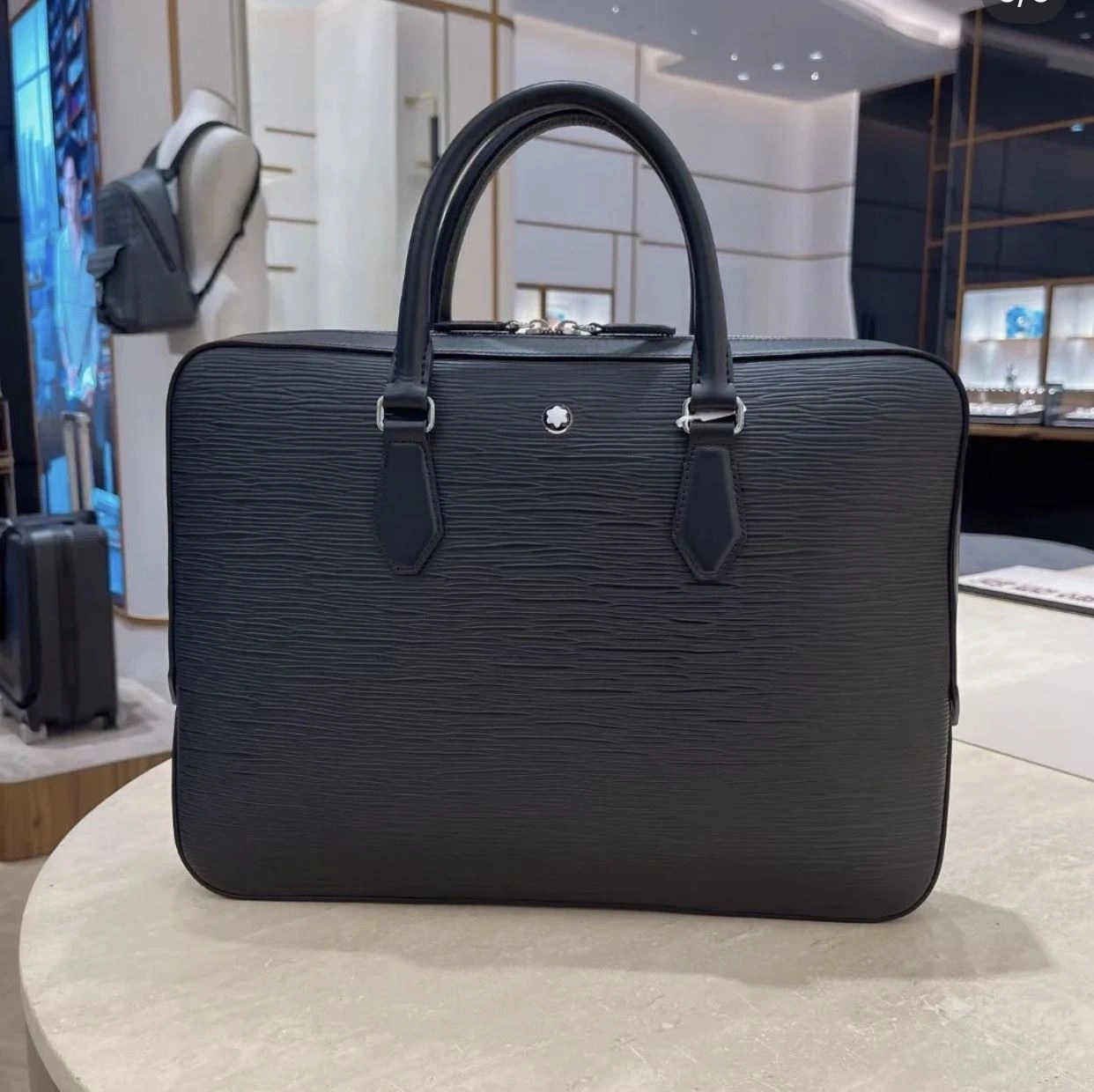 Mens Montblanc Briefcases Durable 92553