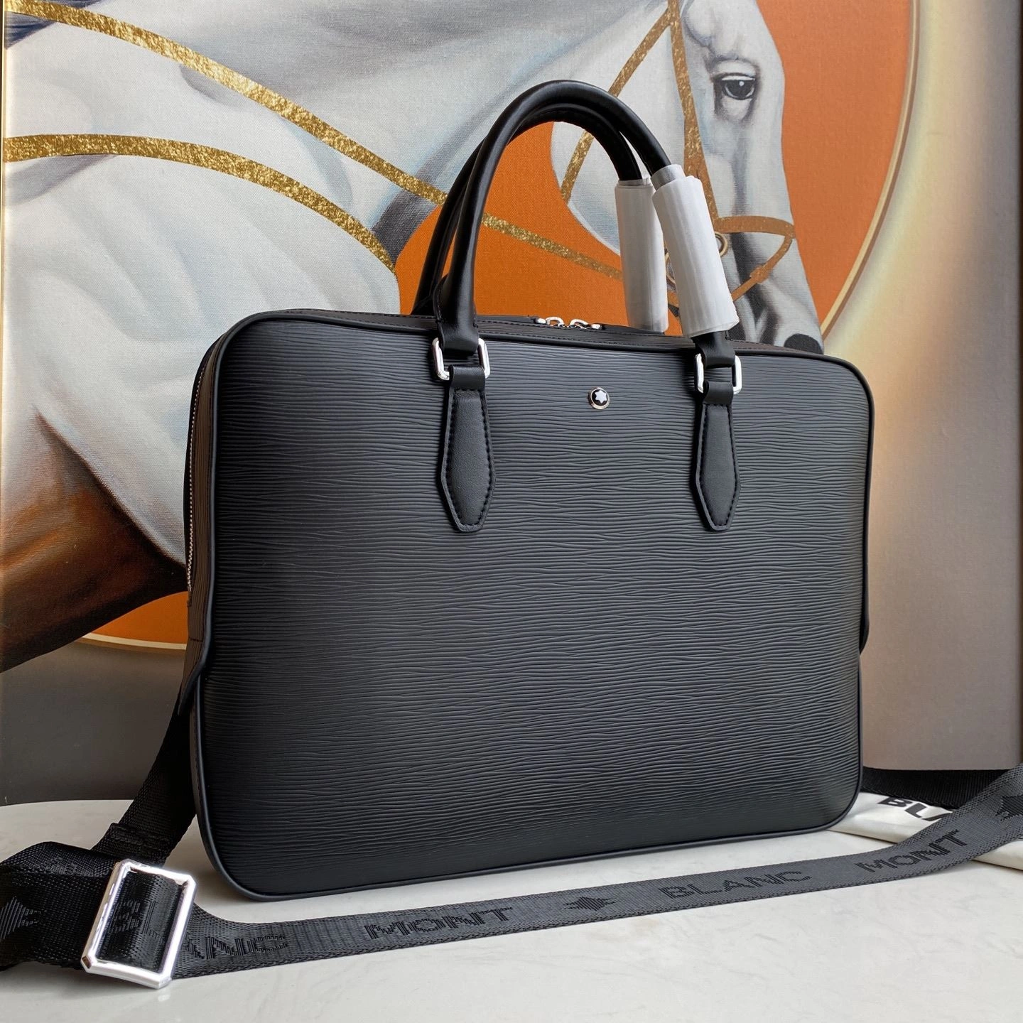 Mens Montblanc Briefcases Durable 92553