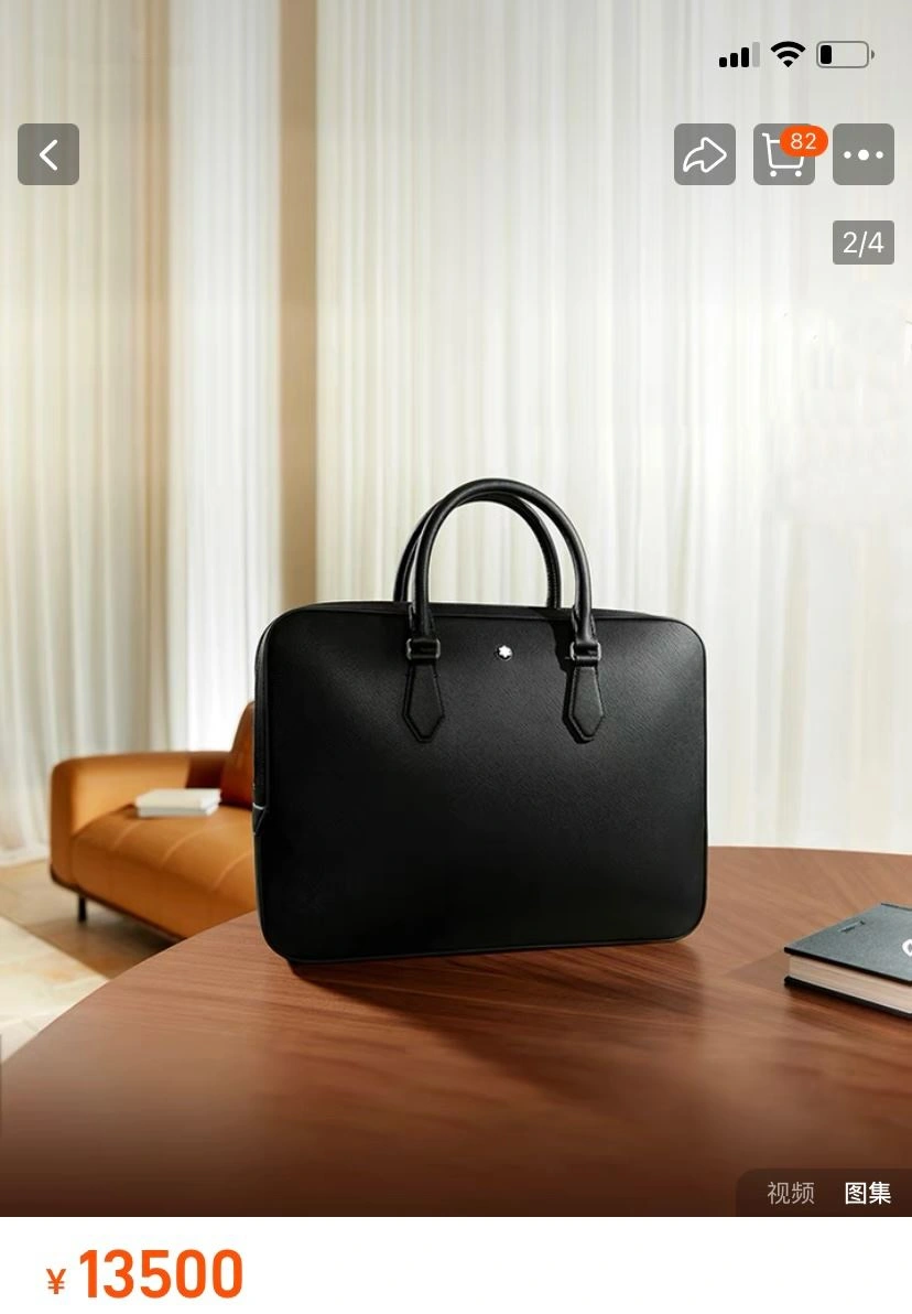 Stretchable Mens Montblanc Briefcases 92554