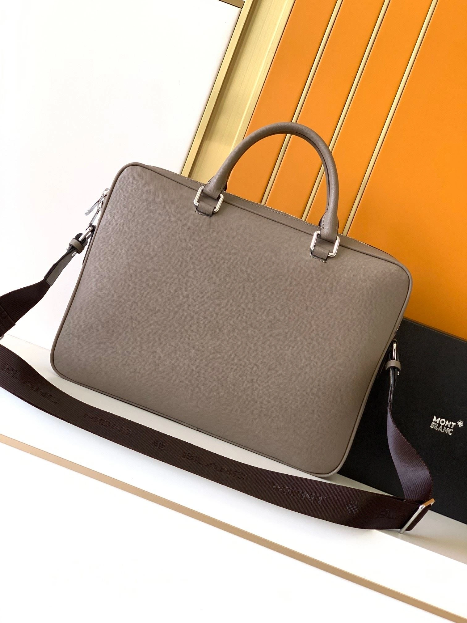WaterResistant Mens Montblanc Briefcases 91607