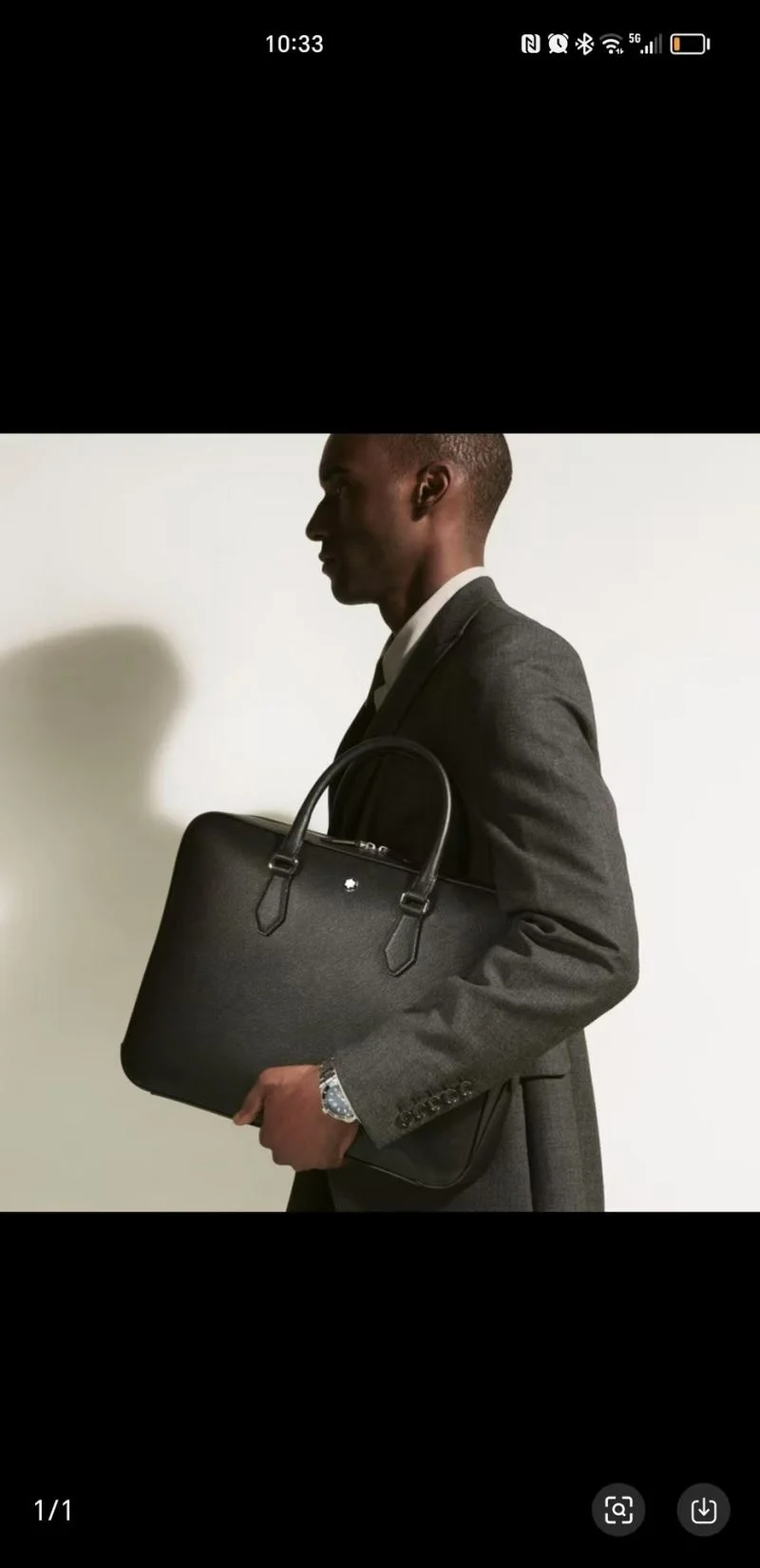 Mens Montblanc Briefcases Youthful 38581