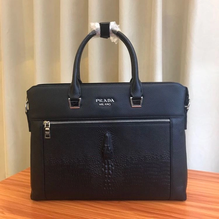 Minimalist Mens Prada Briefcases 92437