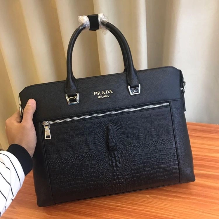 Minimalist Mens Prada Briefcases 92437