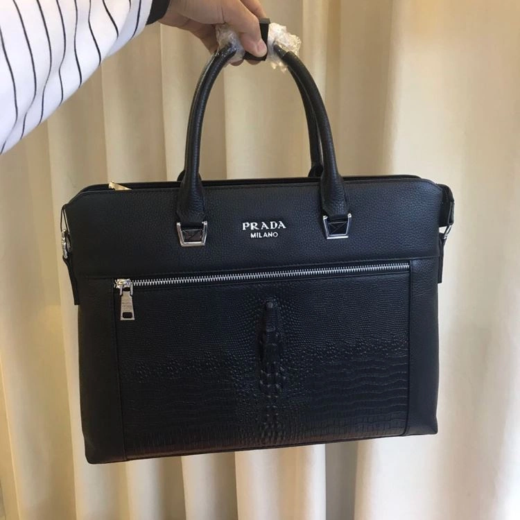 Minimalist Mens Prada Briefcases 92437