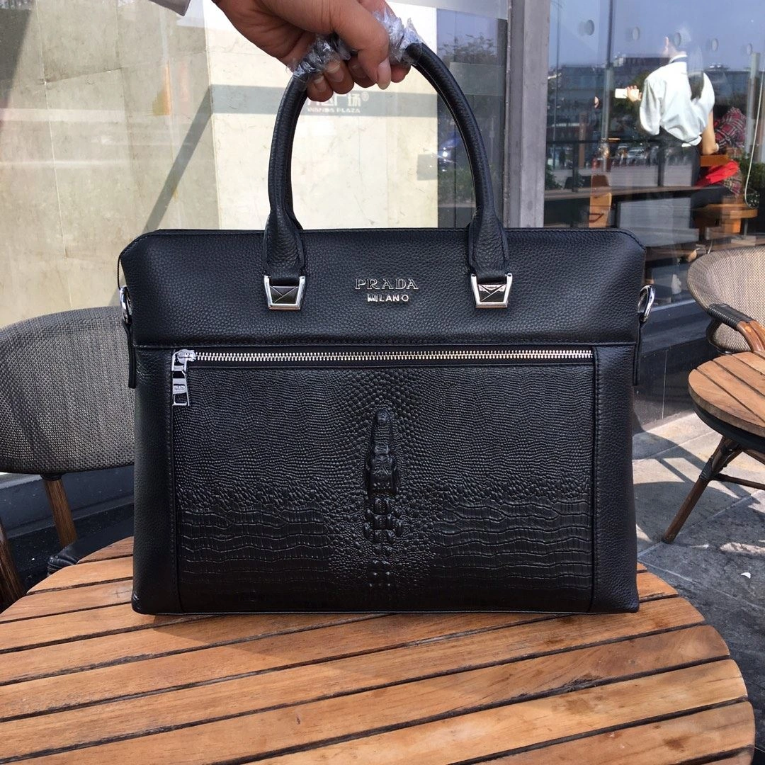 Mens Prada Briefcases SmartChoice 92439