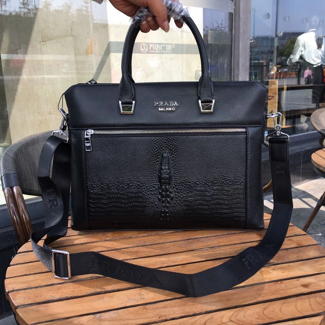 Mens Prada Briefcases SmartChoice 92439