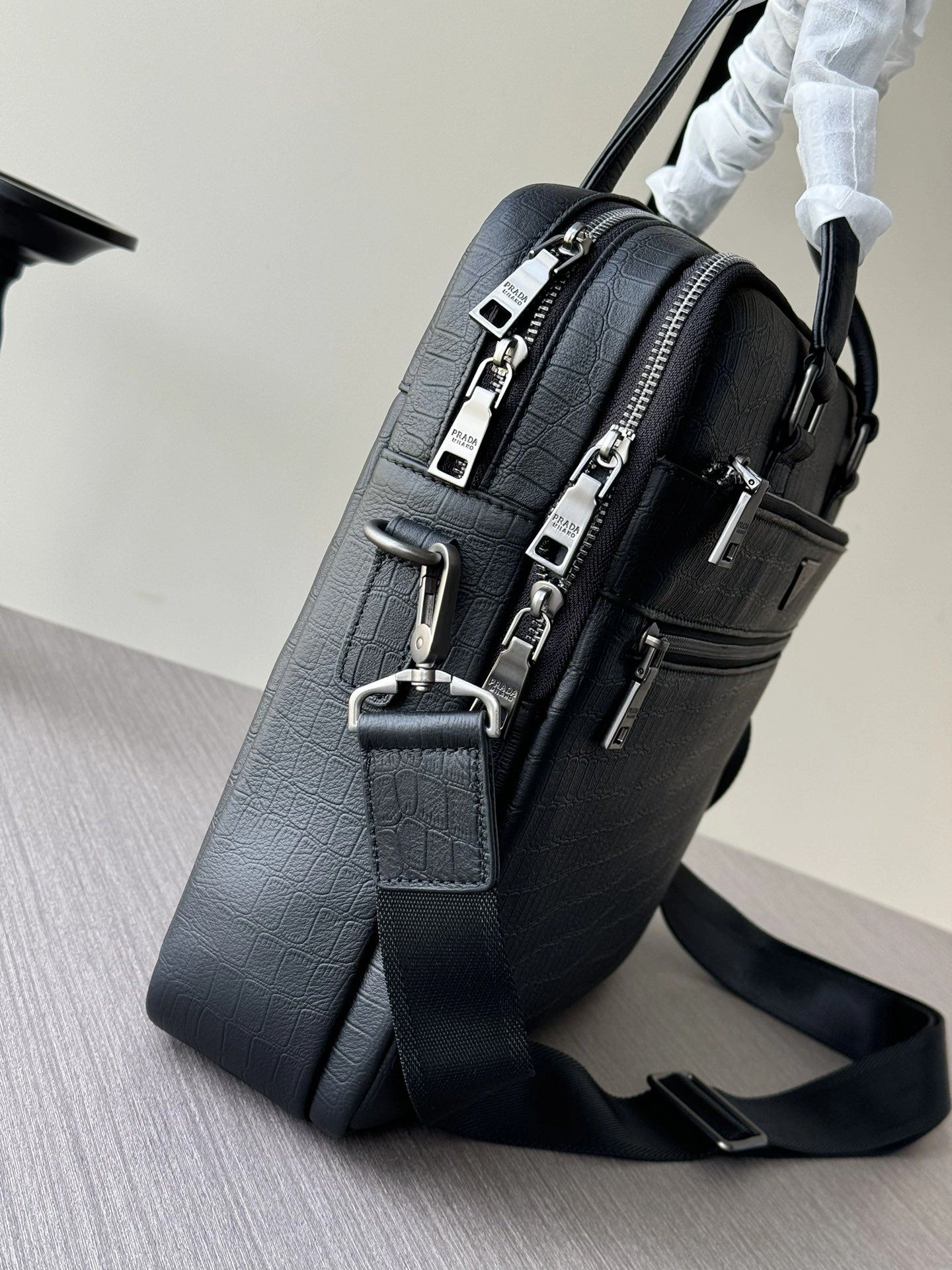 Mens Prada Briefcases Timeless 92422