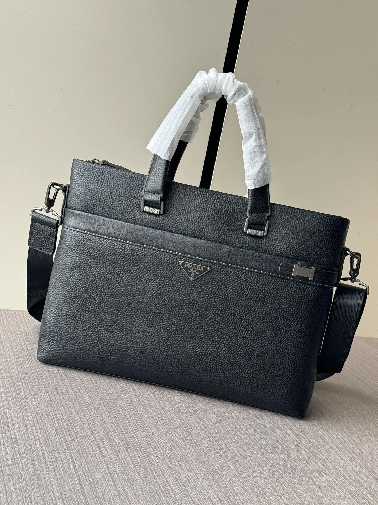 OdorResistant Mens Prada Briefcases 92414