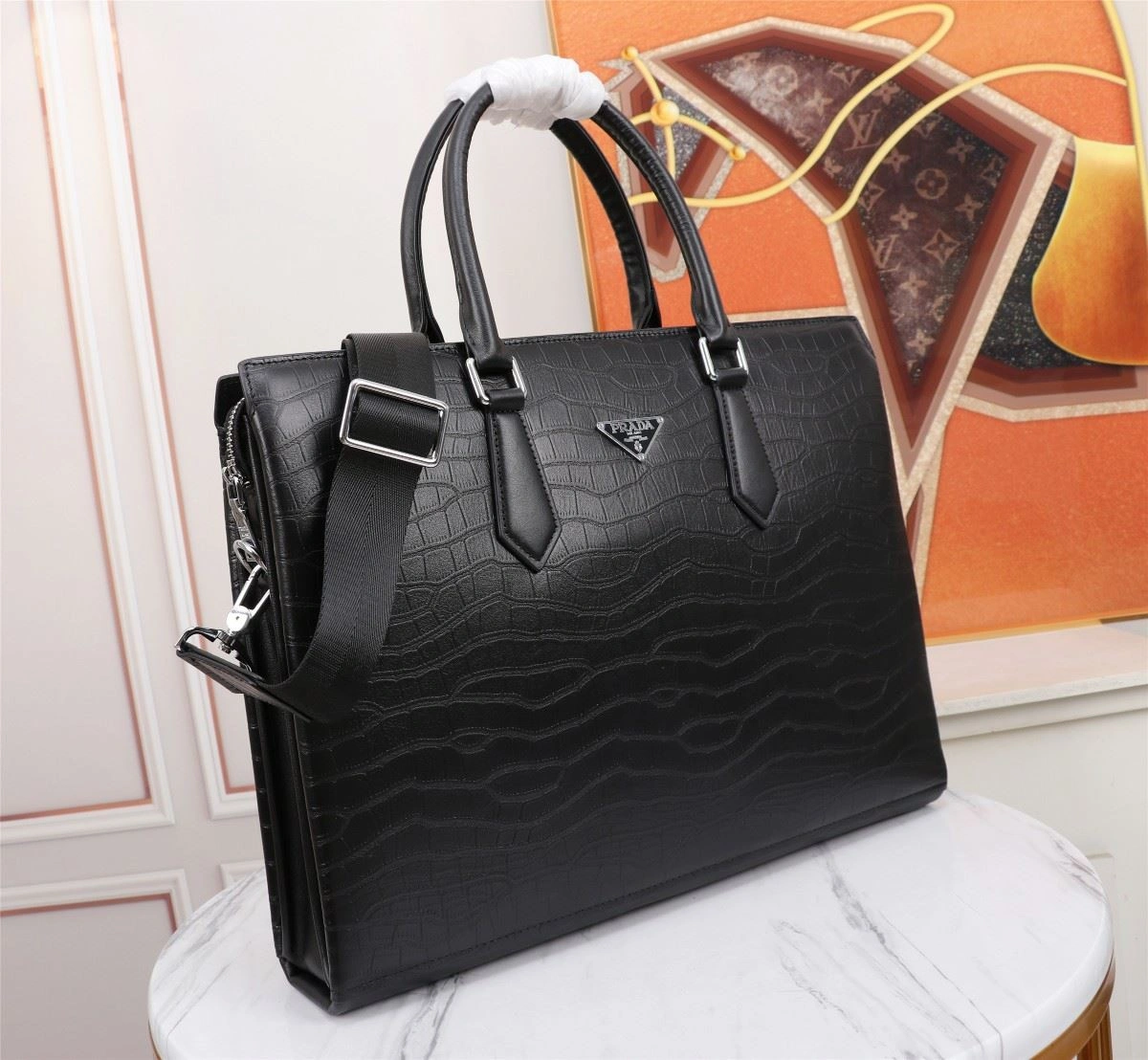 Mens Prada Briefcases Unique 92400