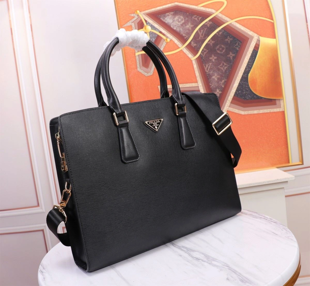 Mens Prada Briefcases Compact 92391