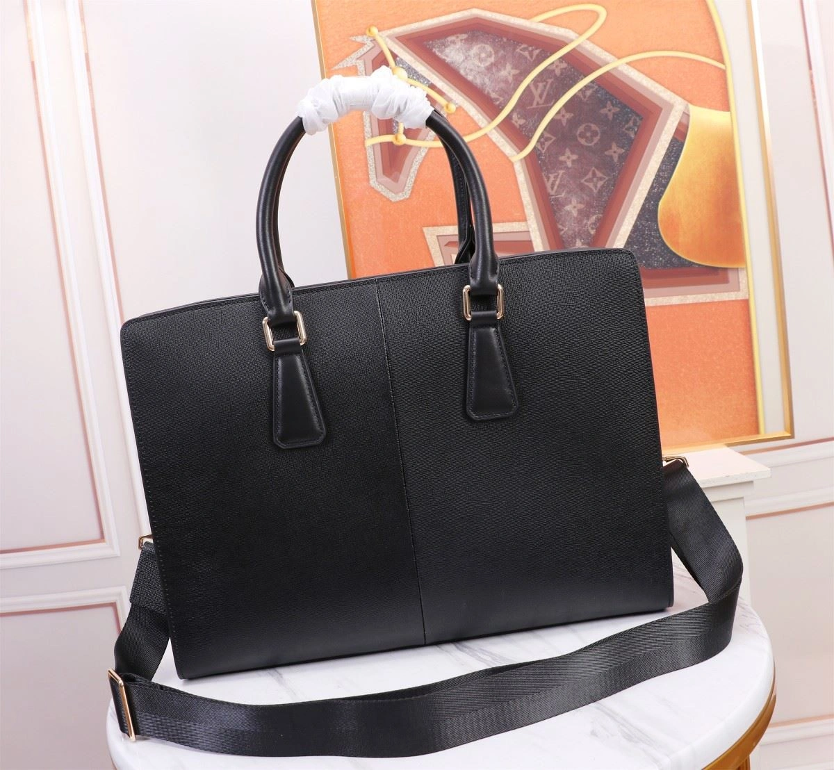 Mens Prada Briefcases Compact 92391