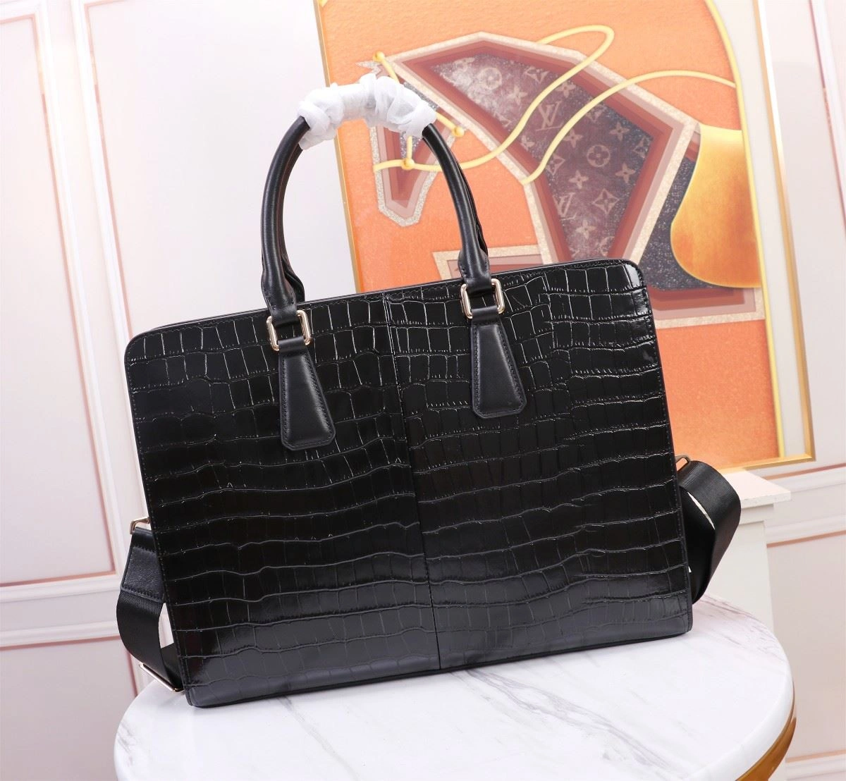 Fashionable Mens Prada Briefcases 92390