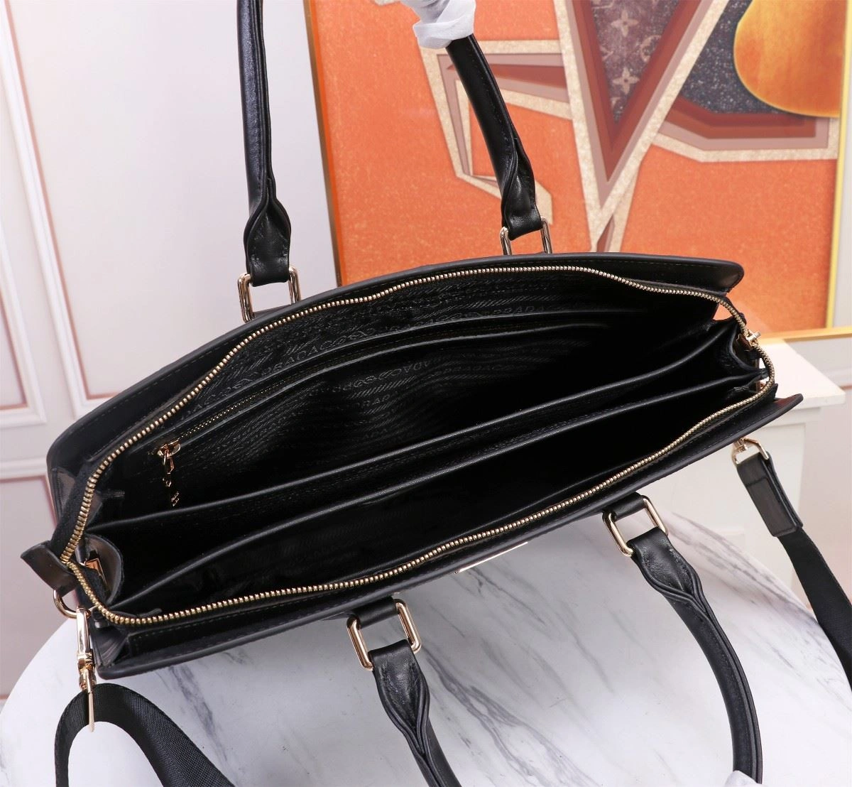 Fashionable Mens Prada Briefcases 92390